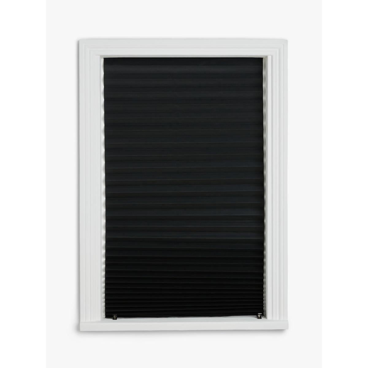 ANYDAY John Lewis & Partners Temporary Pleated Blackout Blind, Black – image 3