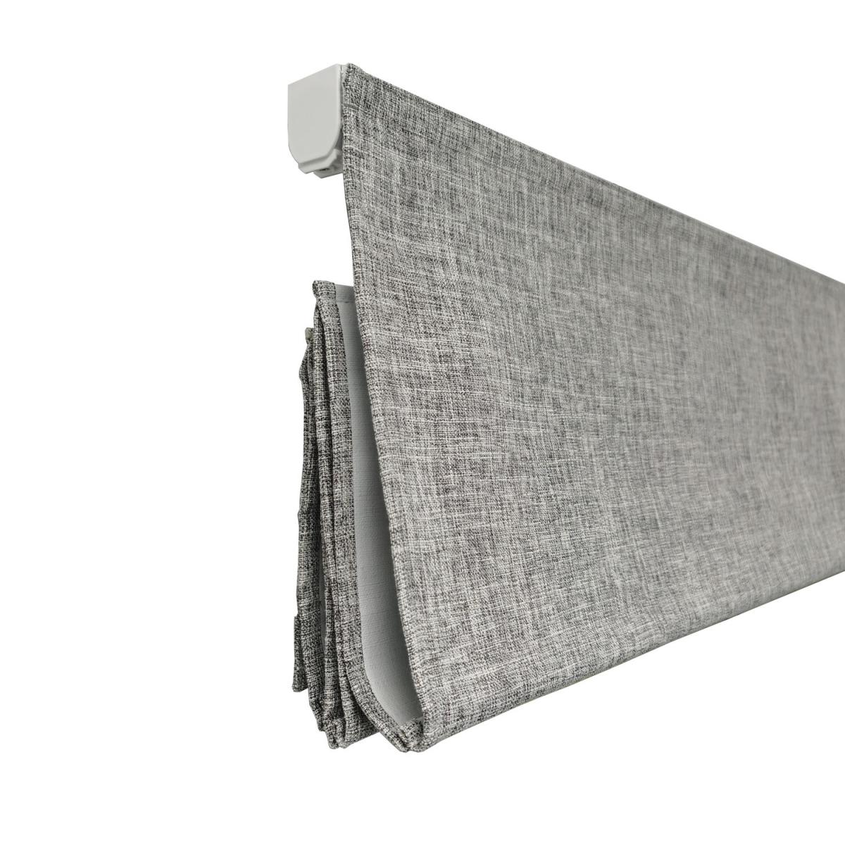 Roman Matte Velvet Blackout Blind - Grey – image 11