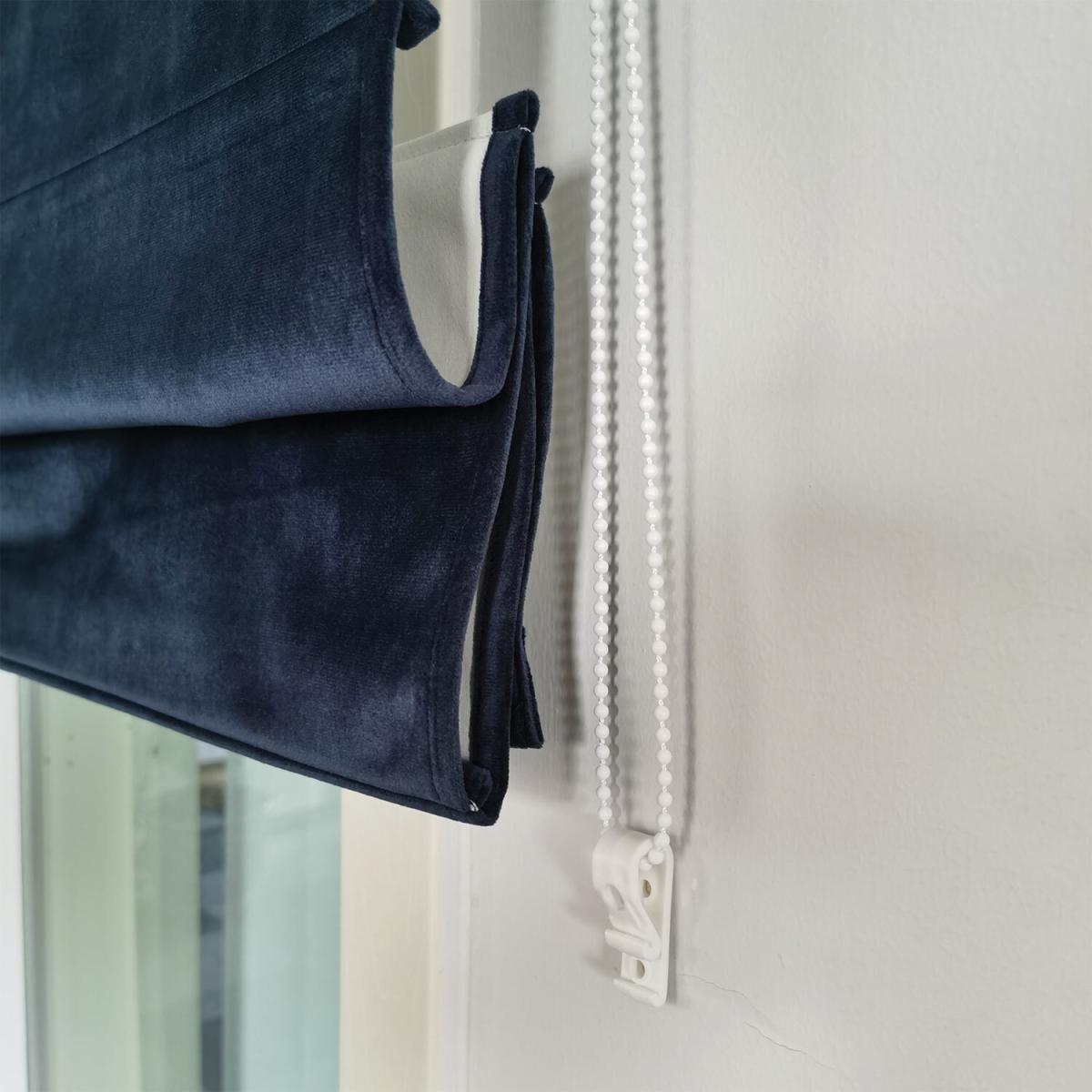 Roman Matte Velvet Blackout Blind - Grey – image 9