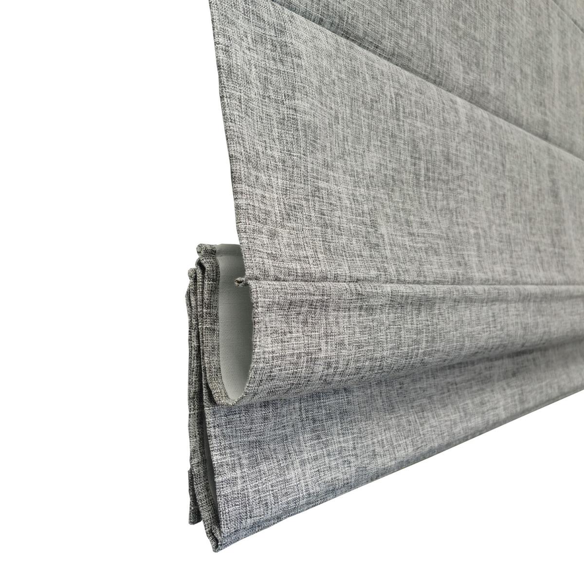 Roman Linen Blackout Blind - Dark Grey – image 9