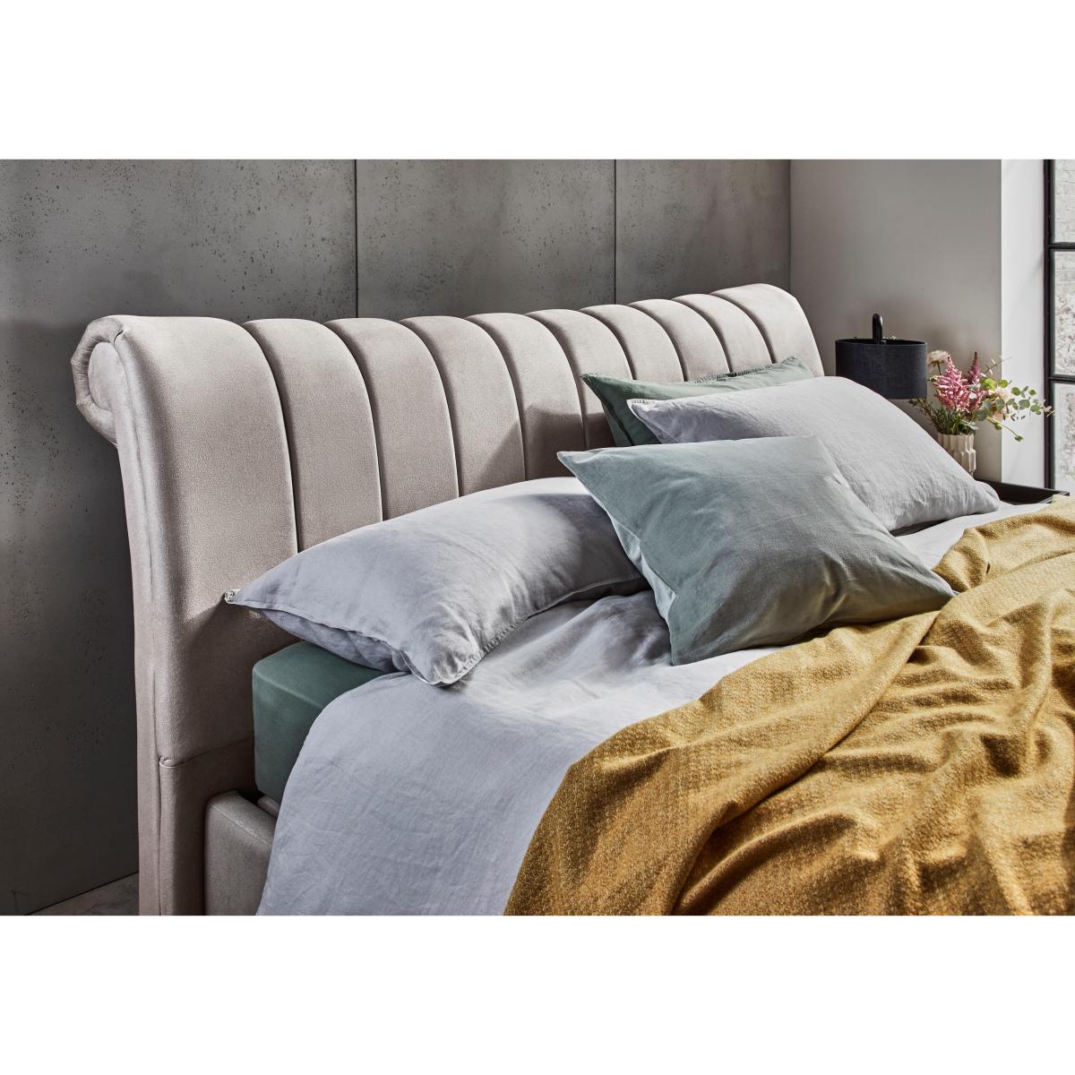 Thiago Ottoman Bed Frame - King Size - Smooth Midnight – image 4