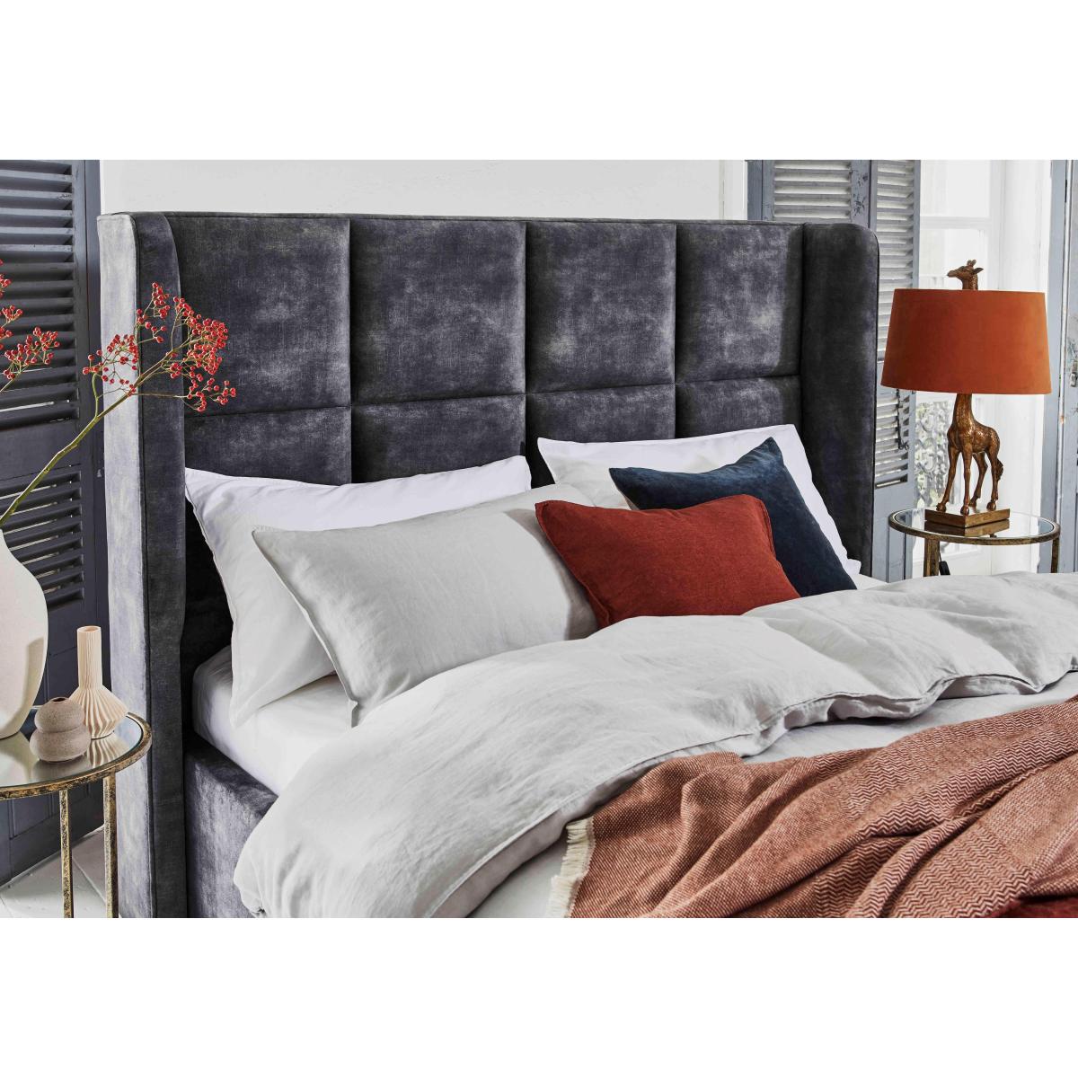 Shiva Electric Ottoman Bed Frame - King Size - Shetland Pebble – image 4