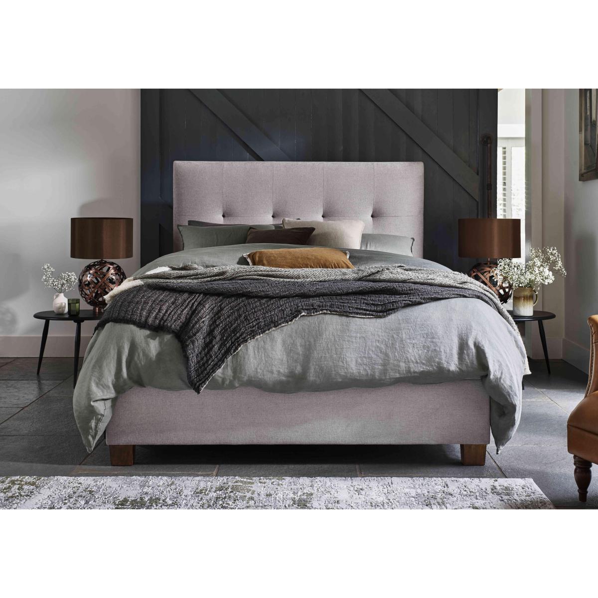 Hadley Ottoman Bed Frame - King Size - Ocean Blue – image 3