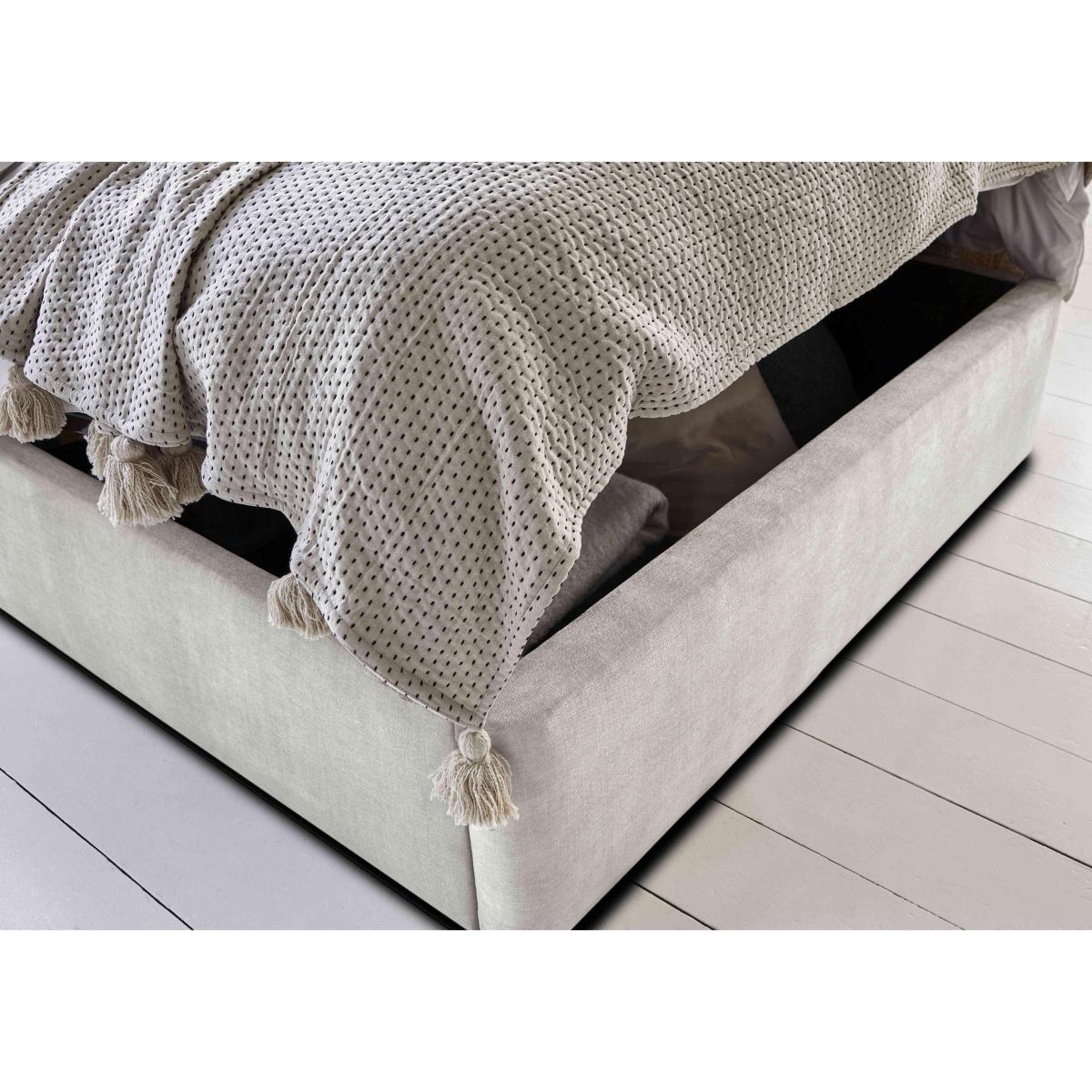 Bourne Ottoman Bed Frame - King Size - Dapple Mink – image 5