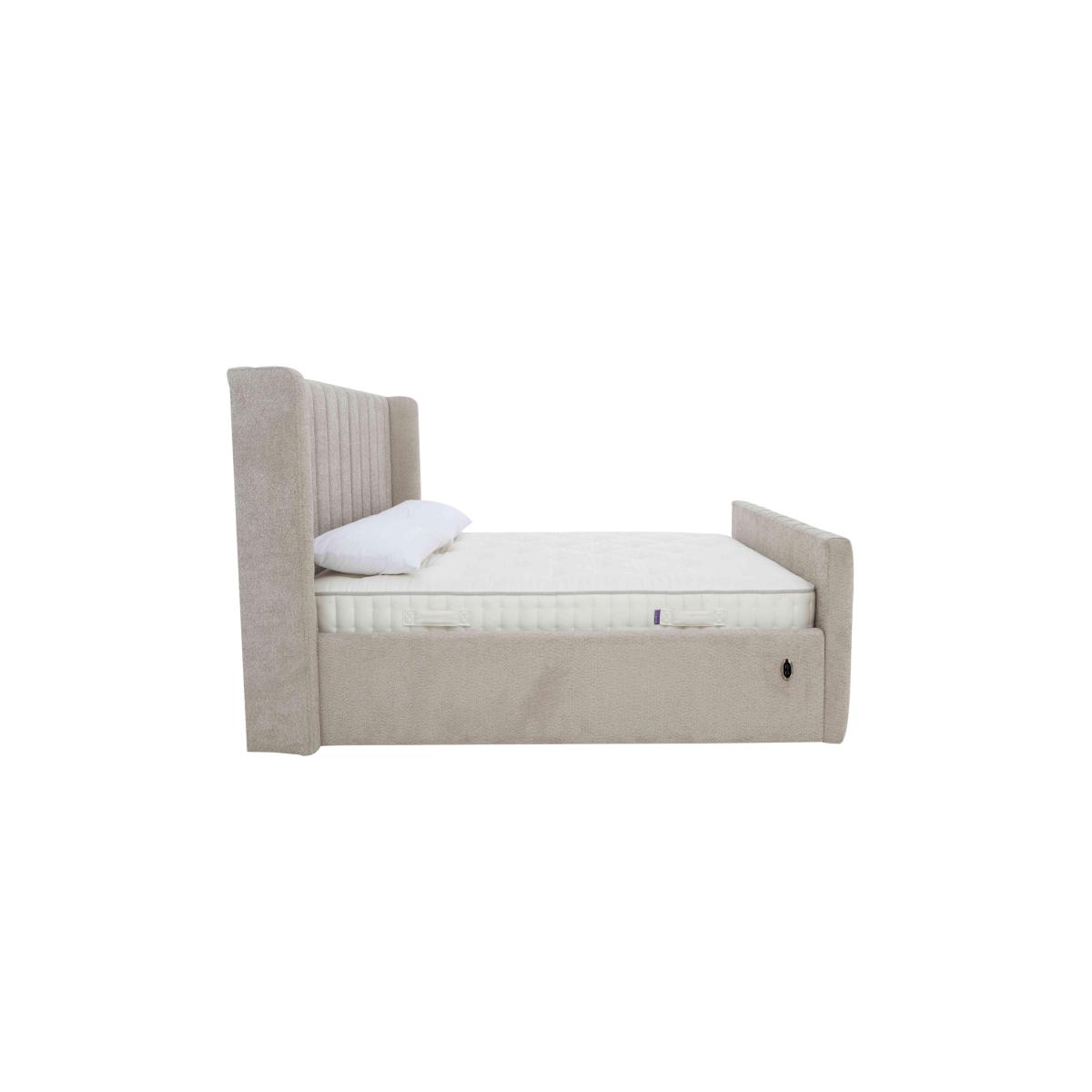 Eira High Foot End Electric Ottoman Bed Frame - King Size - Savannah Armour – image 5