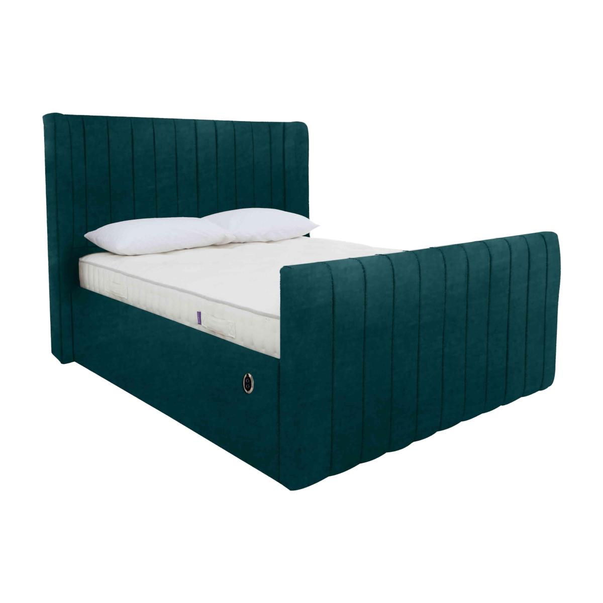 Eira High Foot End Electric Ottoman Bed Frame - King Size - Savannah Ocean – image 1
