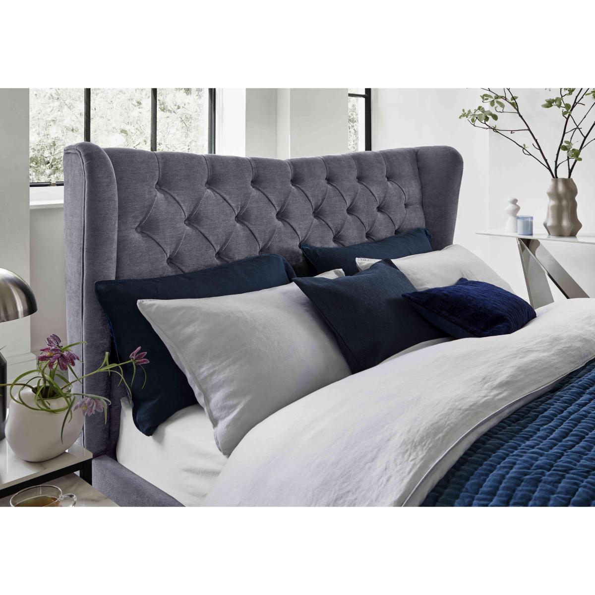 Bauer Ottoman Bed Frame - King Size - Lace Caramel – image 4