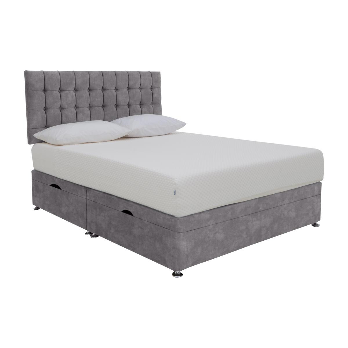 TEMPUR - Original Prime Side Ottoman Divan Set - King Size - Grey – image 1
