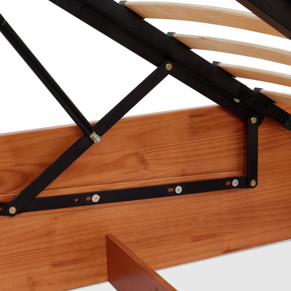 Habitat Aspley Kingsize Wooden Ottoman Bed Frame - Oak Stain – image 6