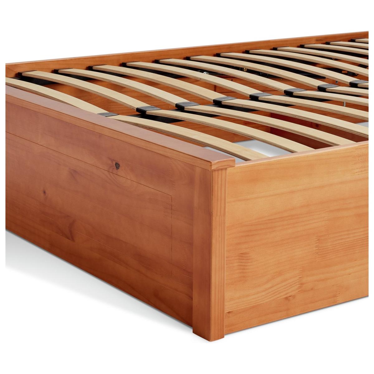 Habitat Aspley Kingsize Wooden Ottoman Bed Frame - Oak Stain – image 9