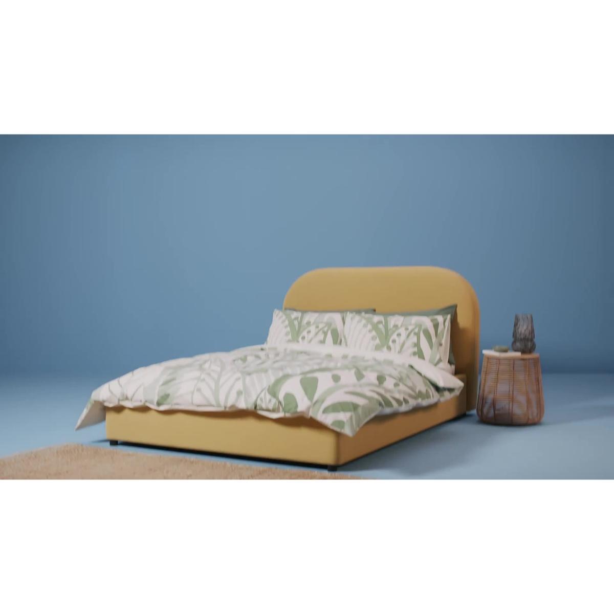 Habitat Layla Kingsize Ottoman Bed Frame - Yellow – image 2