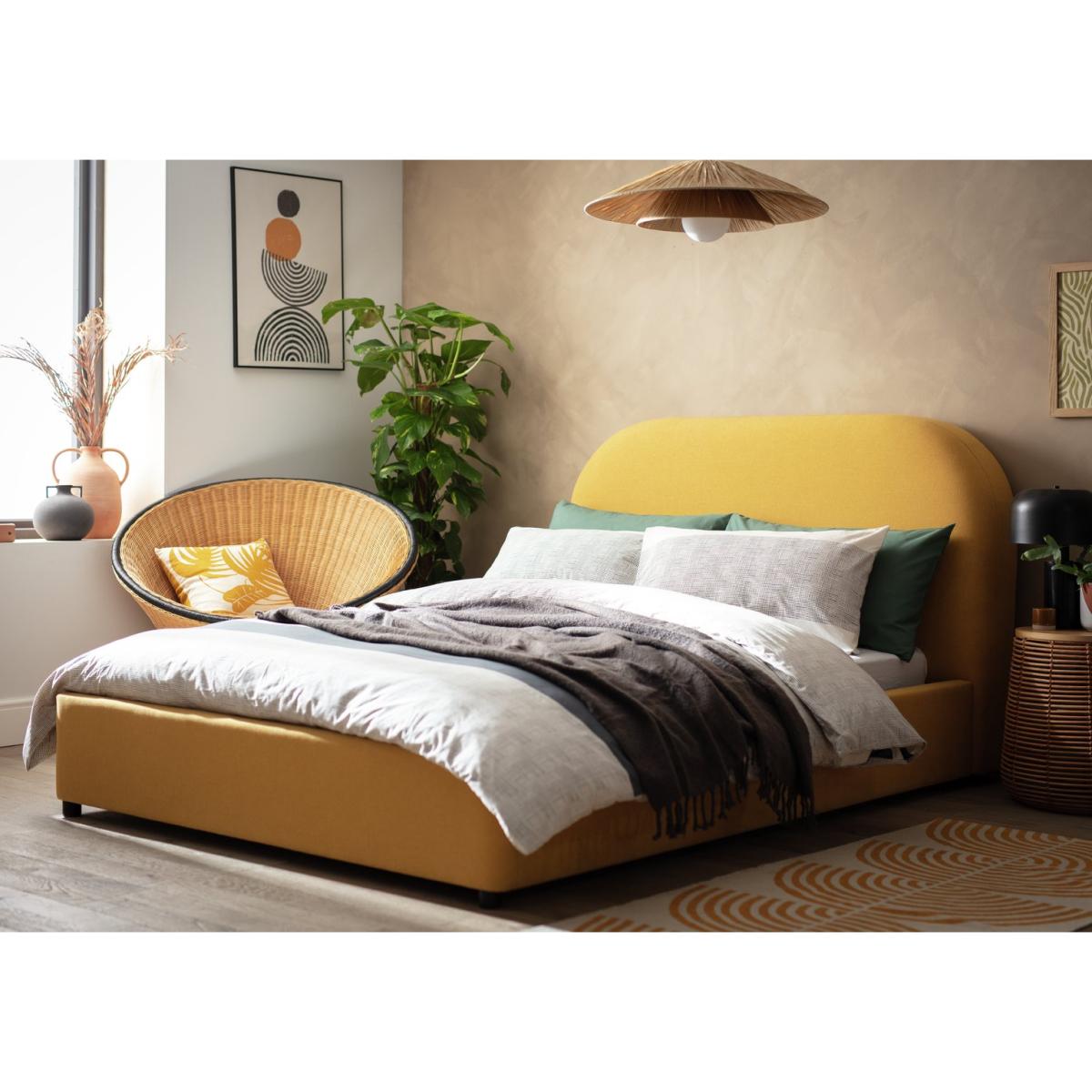 Habitat Layla Kingsize Ottoman Bed Frame - Yellow – image 4