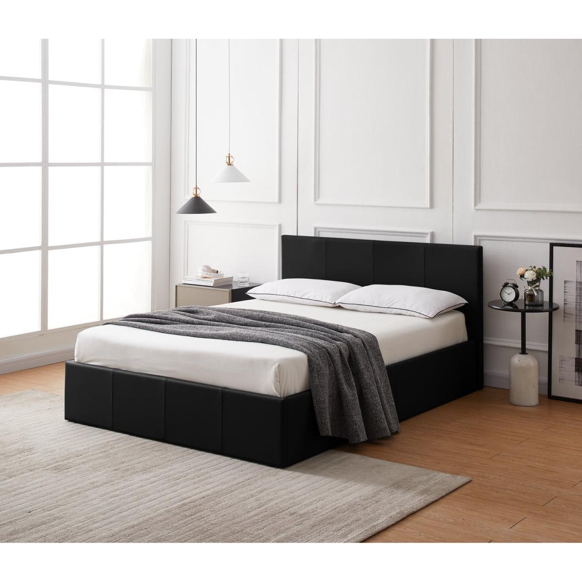 Habitat Lavendon Kingsize End Opening Ottoman Bedframe-Black – image 3