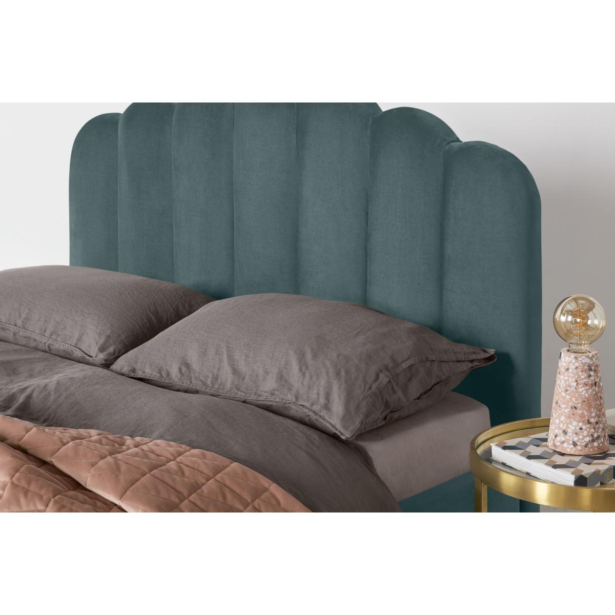 Delia Super King Size Ottoman Storage Bed, Marine Green Velvet – image 5