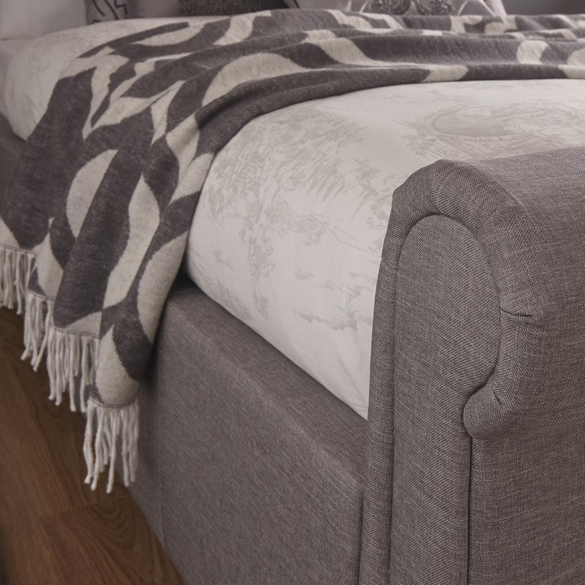 Layla Storage Ottoman Bed Frame - Silver / King – image 3