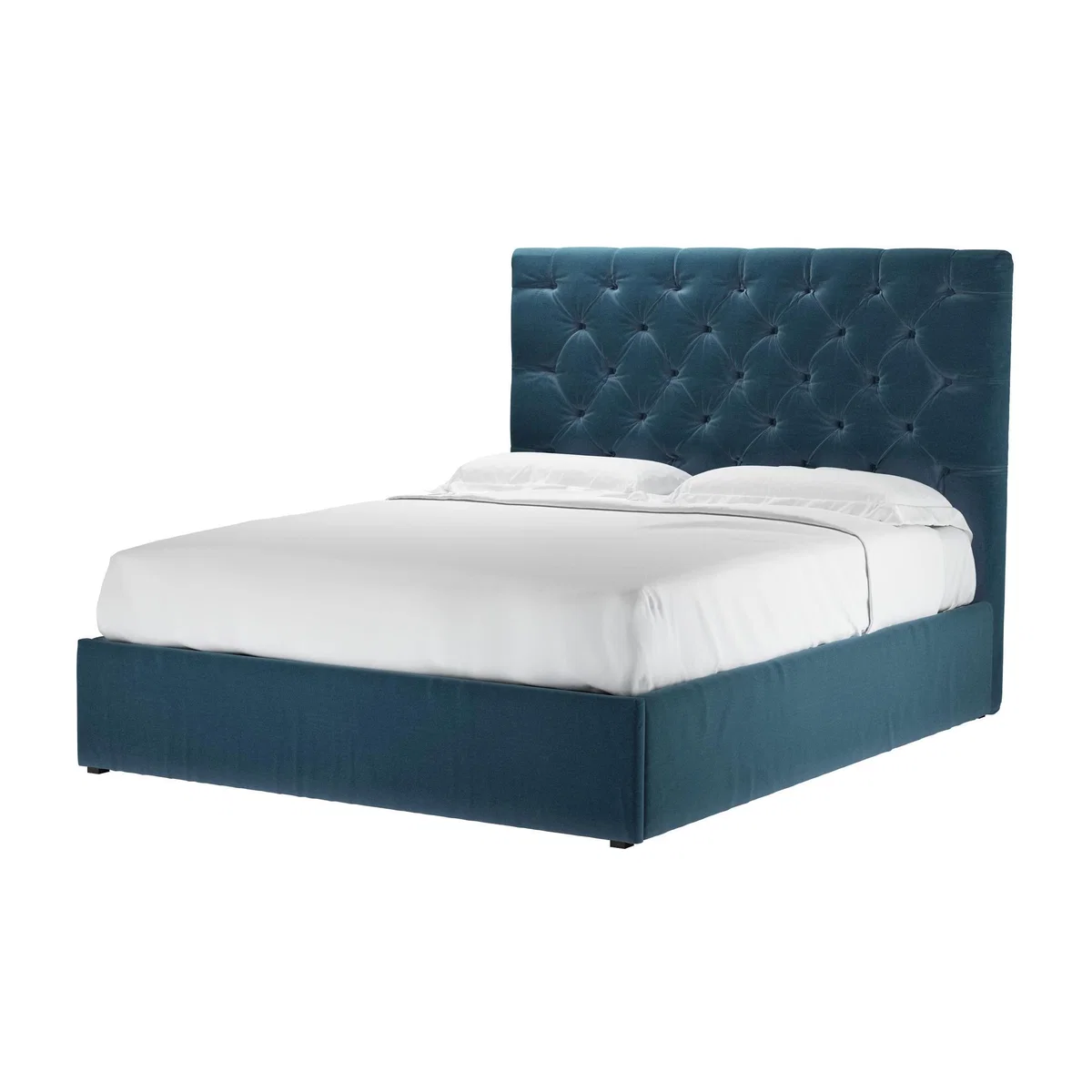 Rosalie 130cm King Ottoman Bed in Seaweed Smart Cotton - sofa.com – image 1