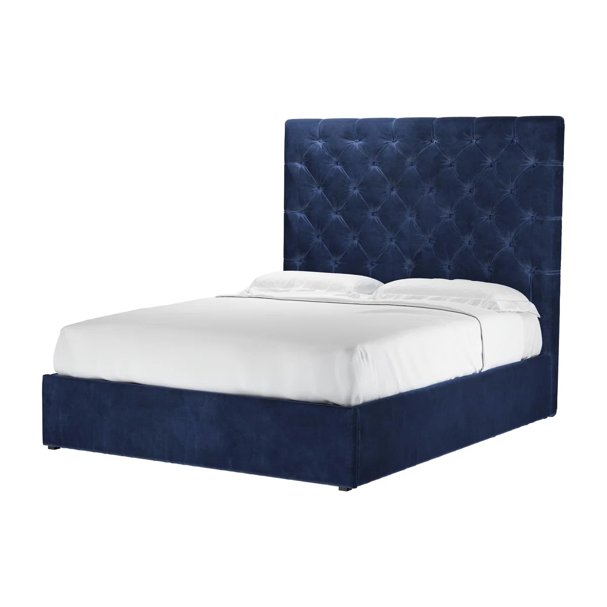 Rosalie 150cm King Ottoman Bed in Cruise Smart Velvet - sofa.com – image 1