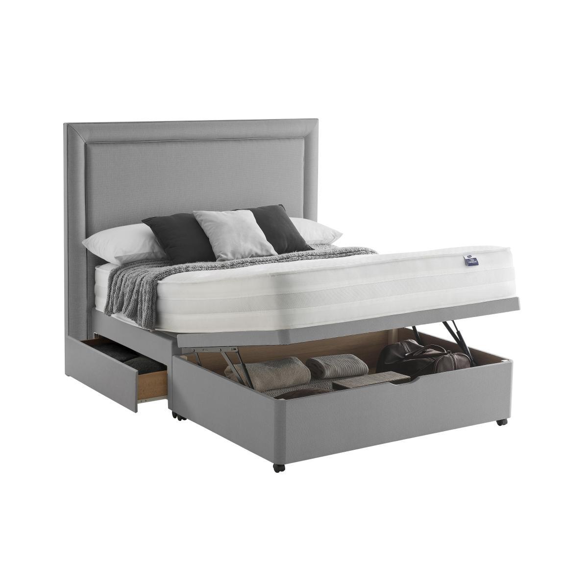 Silentnight - Mirapocket Serenity 1400 Ortho Half Ottoman Divan Set - Small Double6 - Beige – image 4