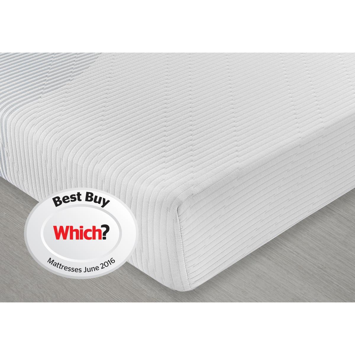 Silentnight - Mattress-Now 3 Zone Memory Foam Roll Up Mattress - Double