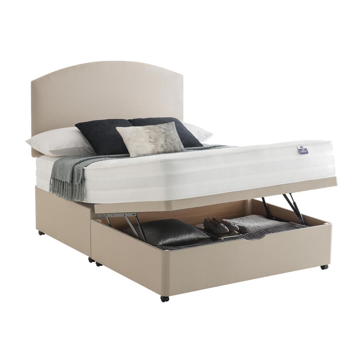 Silentnight - Mirapocket Serenity 1000 Half Ottoman Divan Set - Small Double6 - Beige – image 1