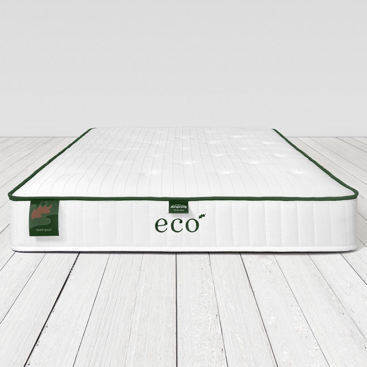 Airsprung Rolled Quilted Coil Spring Eco Mattress with Recycled Fibres - Double – image 2