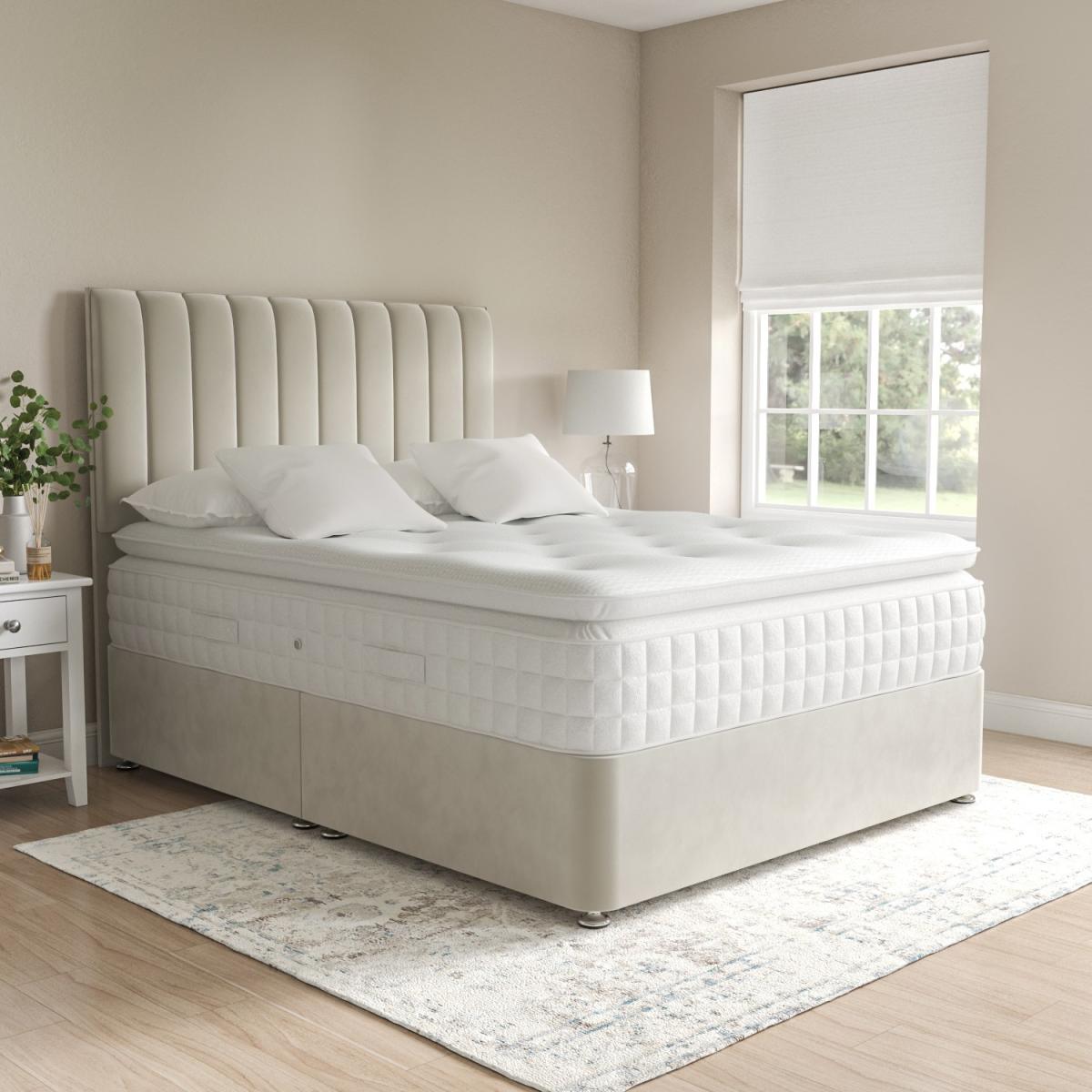 Double Memory Foam Top 3000 Pocket Sprung Pillow Top Mattress - Sleepful – image 2