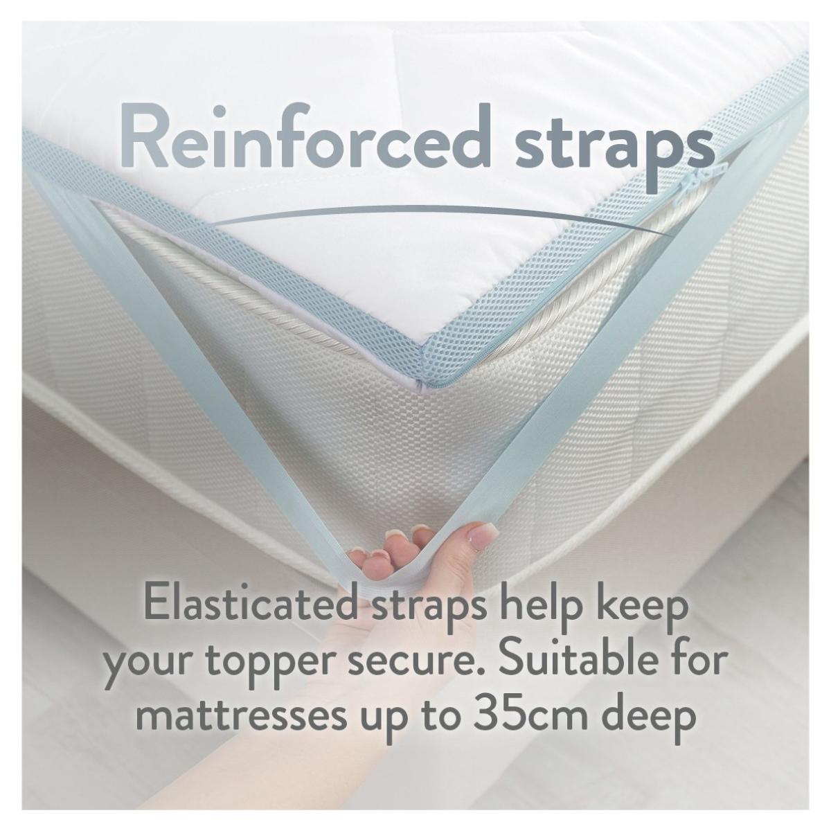 Slumberdown Hydrocool Medium Support Mattress Topper -Double – image 11