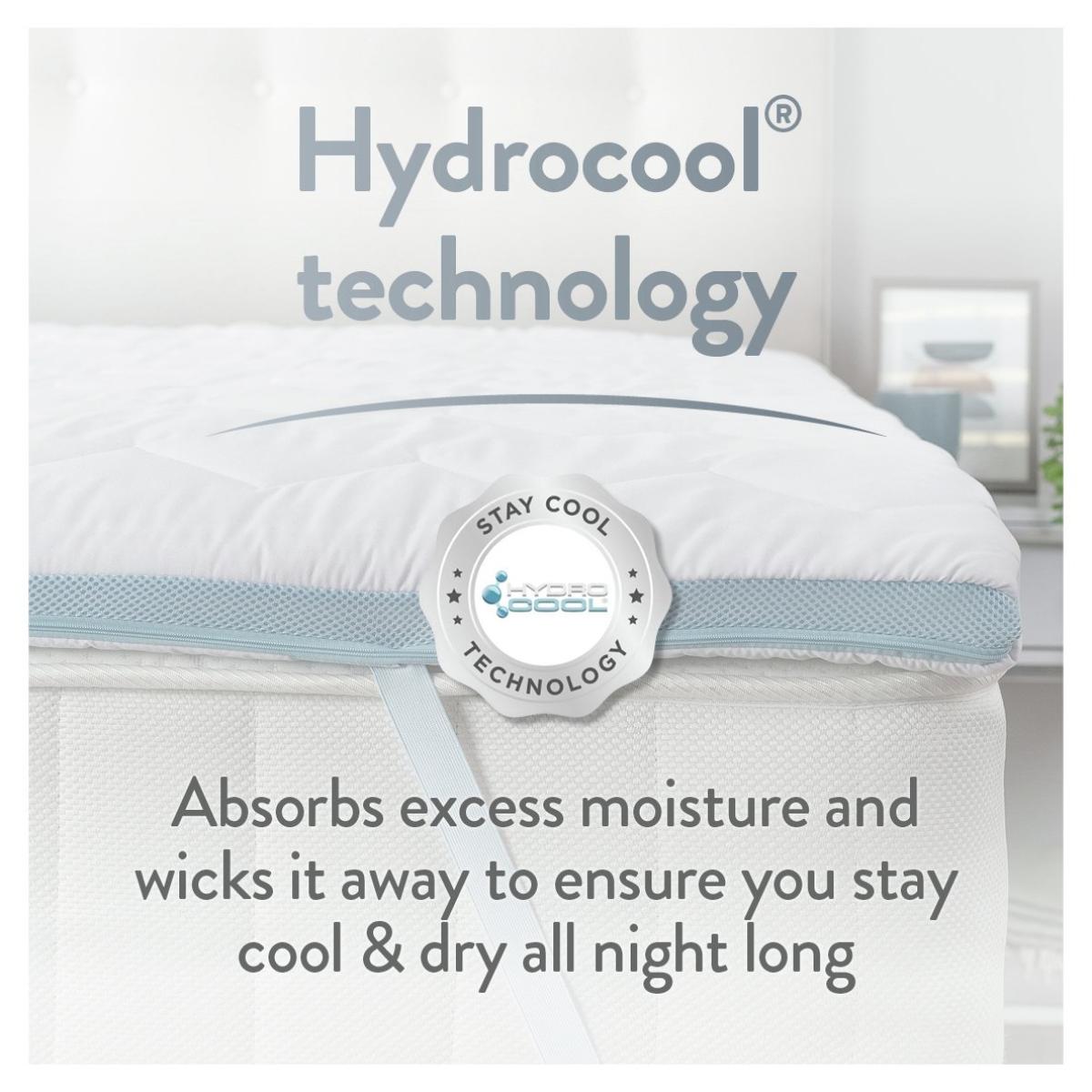 Slumberdown Hydrocool Medium Support Mattress Topper -Double – image 5