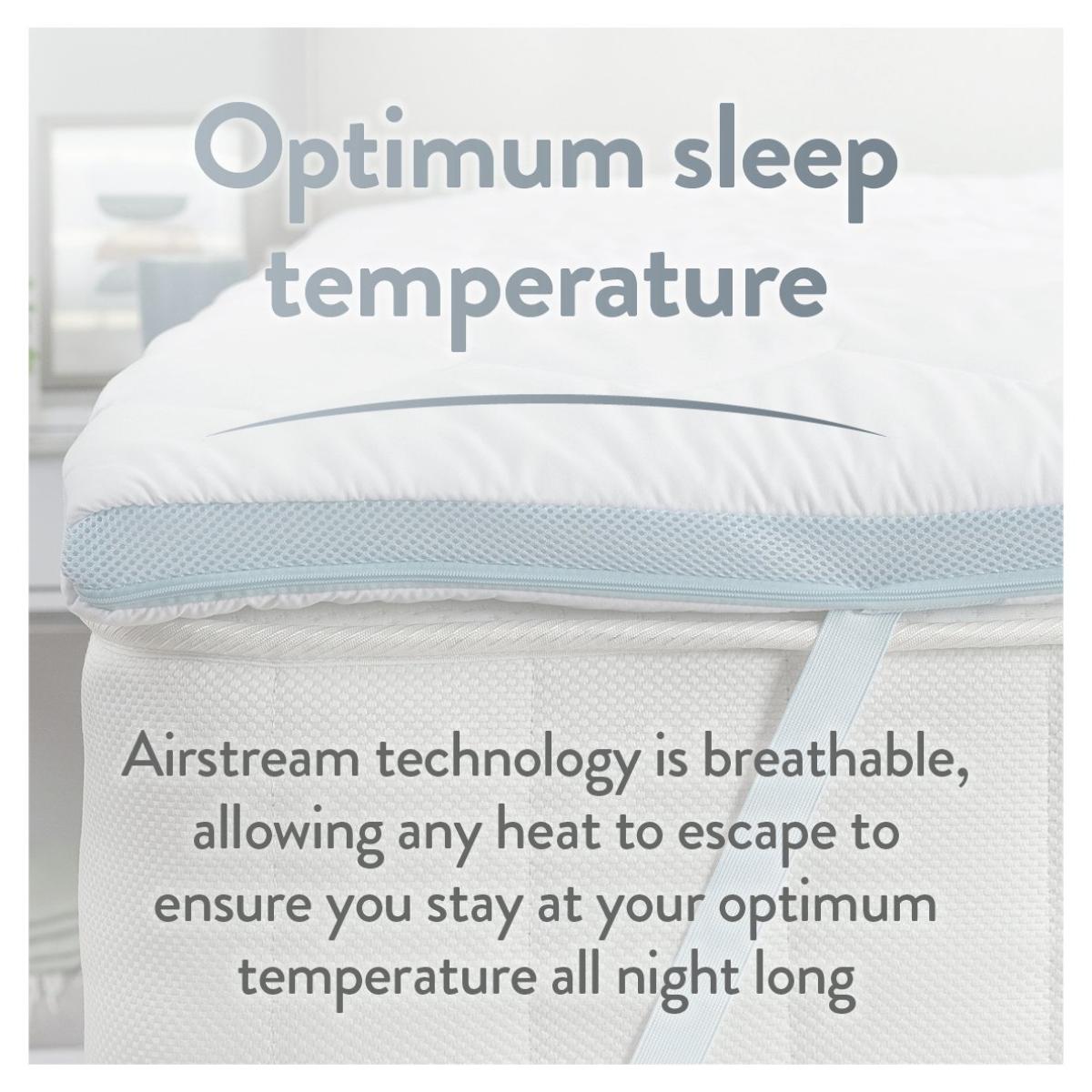 Slumberdown Hydrocool Medium Support Mattress Topper -Double – image 7