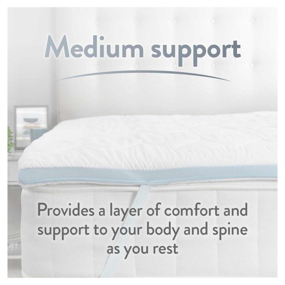 Slumberdown Hydrocool Medium Support Mattress Topper -Double – image 8