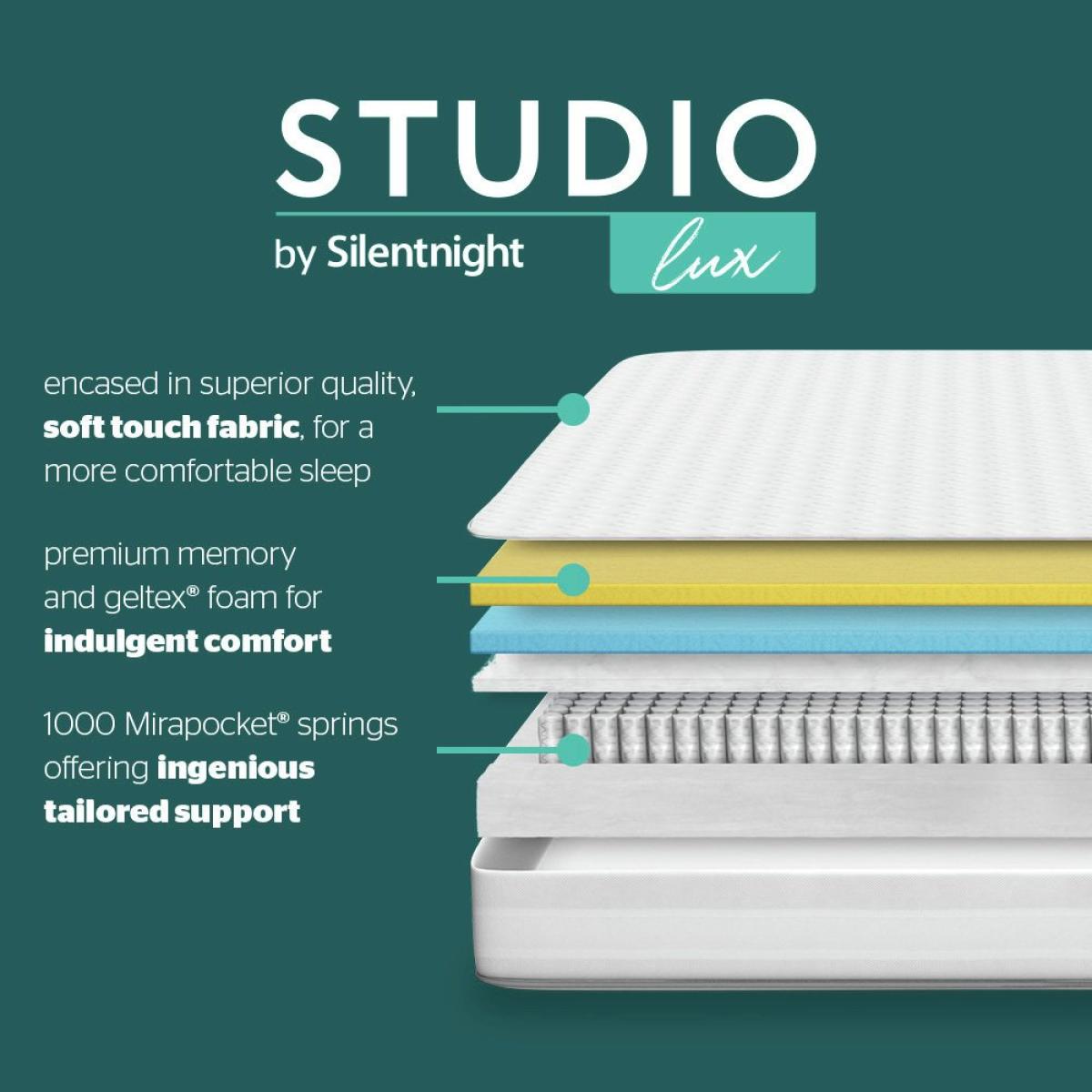 Silentnight Studio Lux Mattress - Double – image 4