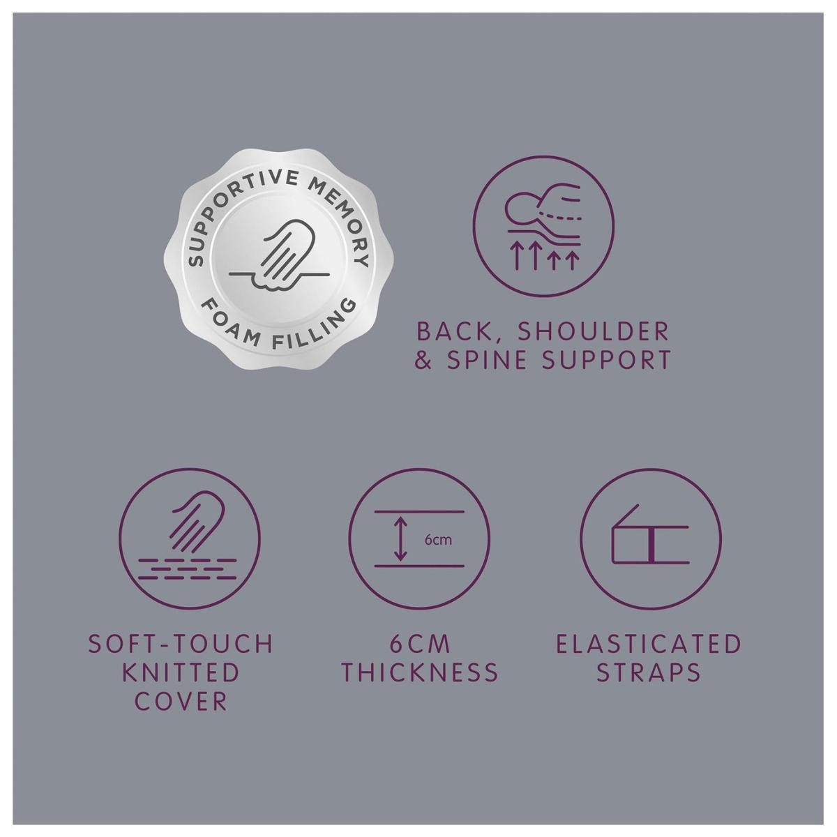 Slumberdown Luxury Memory Comfort Mattress Topper - Double – image 11