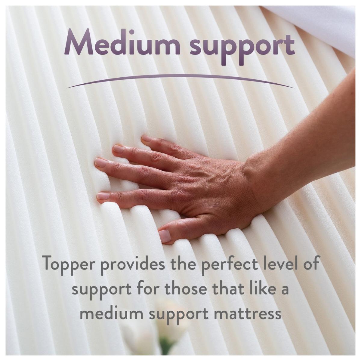 Slumberdown Luxury Memory Comfort Mattress Topper - Double – image 3