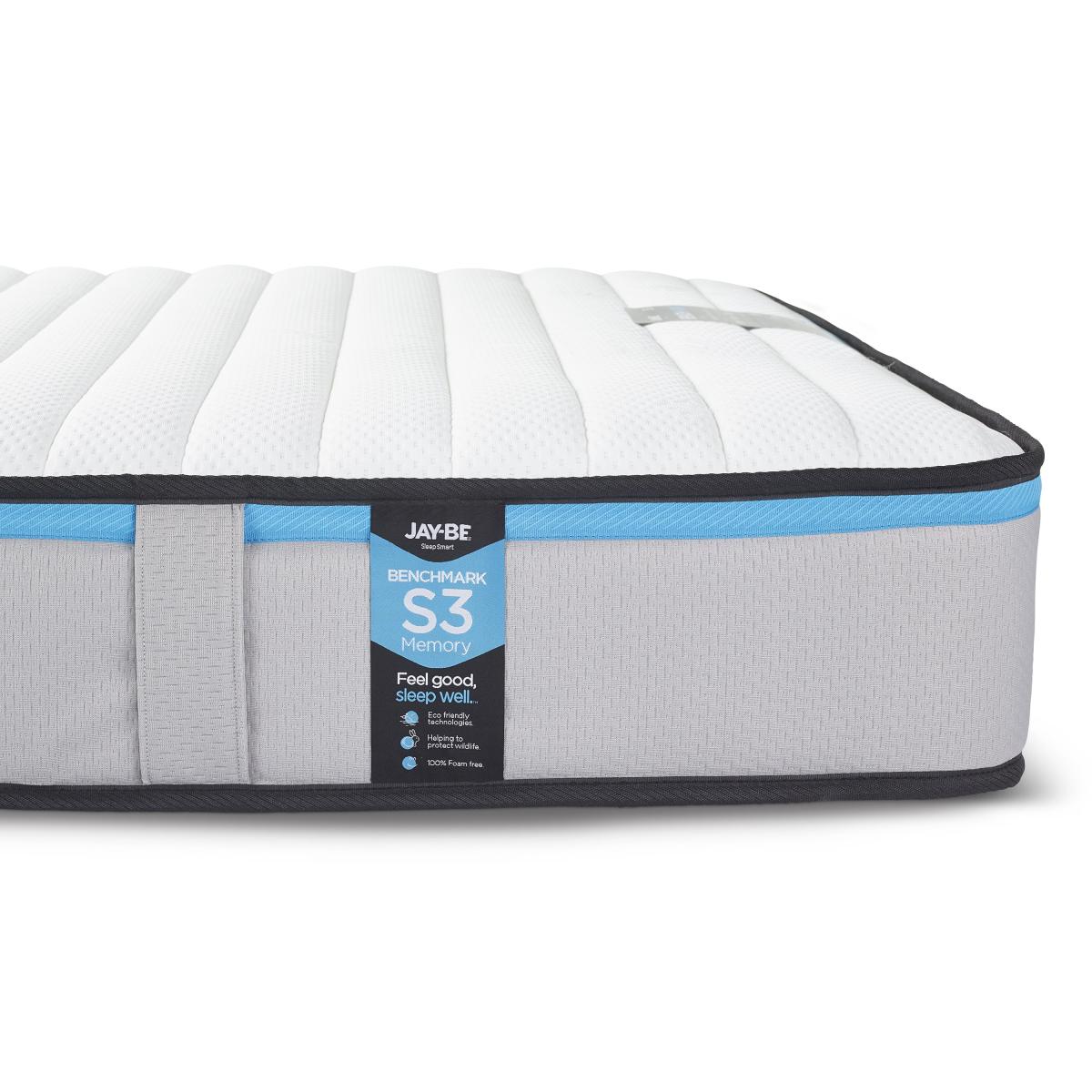 Jay-Be Benchmark S3 Memory Eco Friendly Sml Double Mattress – image 6