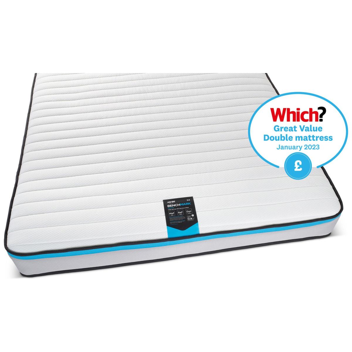 Jay-Be Benchmark S3 Memory Eco Friendly Sml Double Mattress – image 7