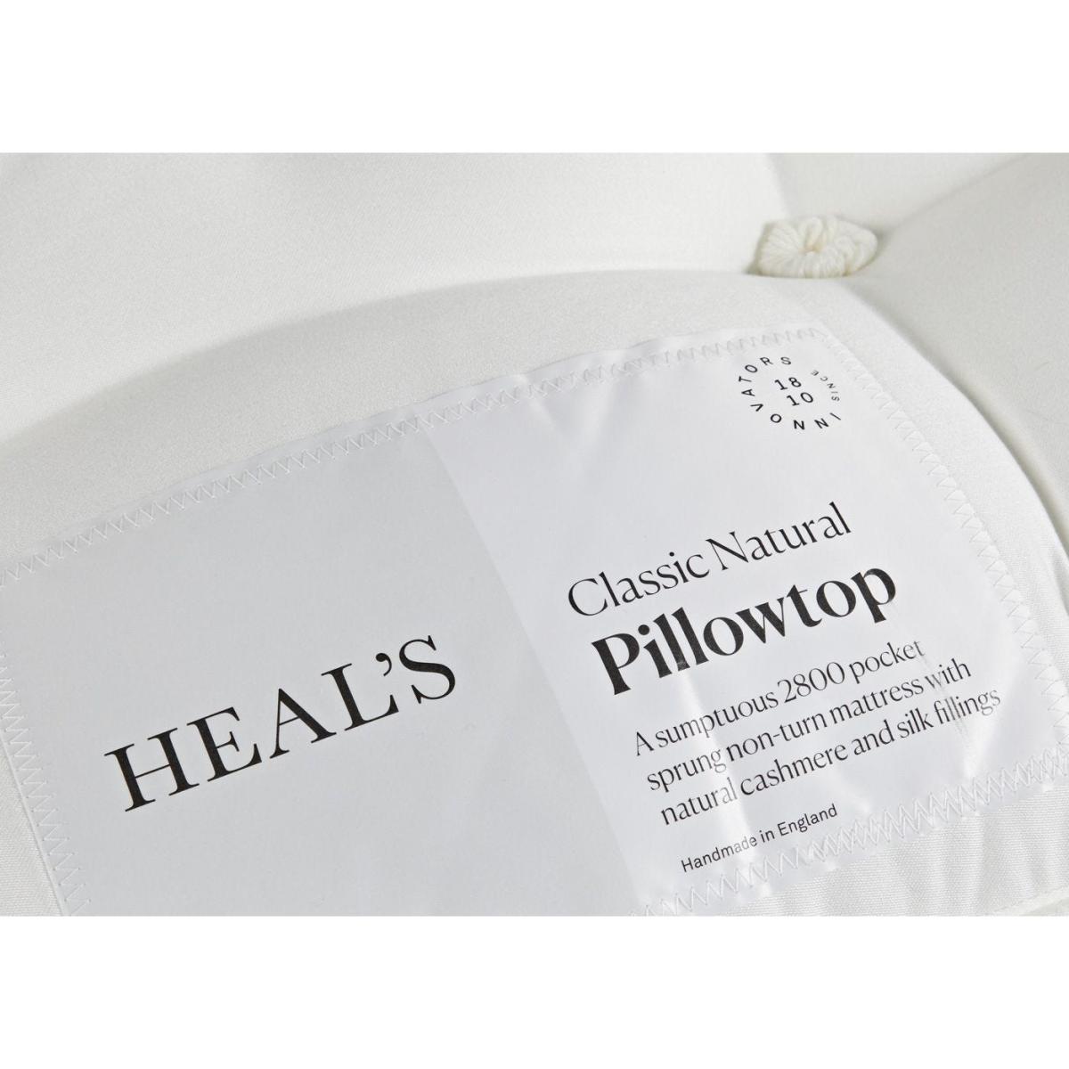 Heal's Classic Natural Pillowtop Mattress 2800 Double - Heal's UK Bedroom Furniture – image 3