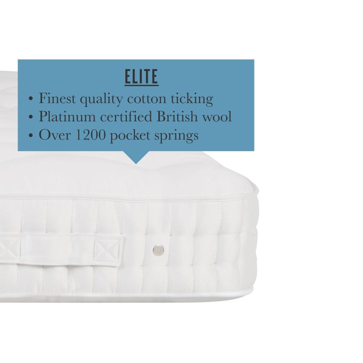 Vispring Elite Mattress Double Soft Tension Oyster 589 - Heal's UK Bedroom Furniture – image 2