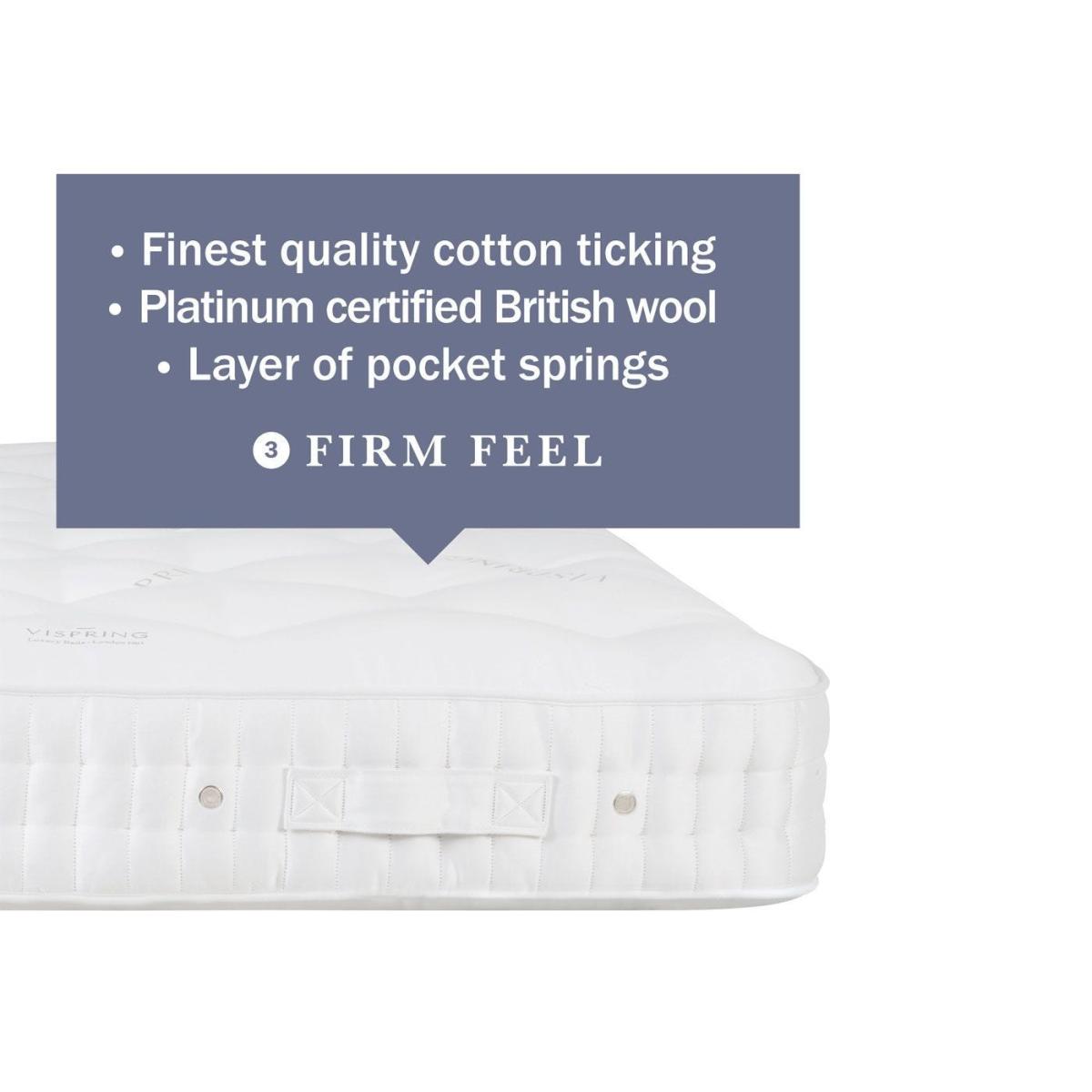 Vispring Elite Mattress Double Soft Tension Oyster 589 - Heal's UK Bedroom Furniture – image 3