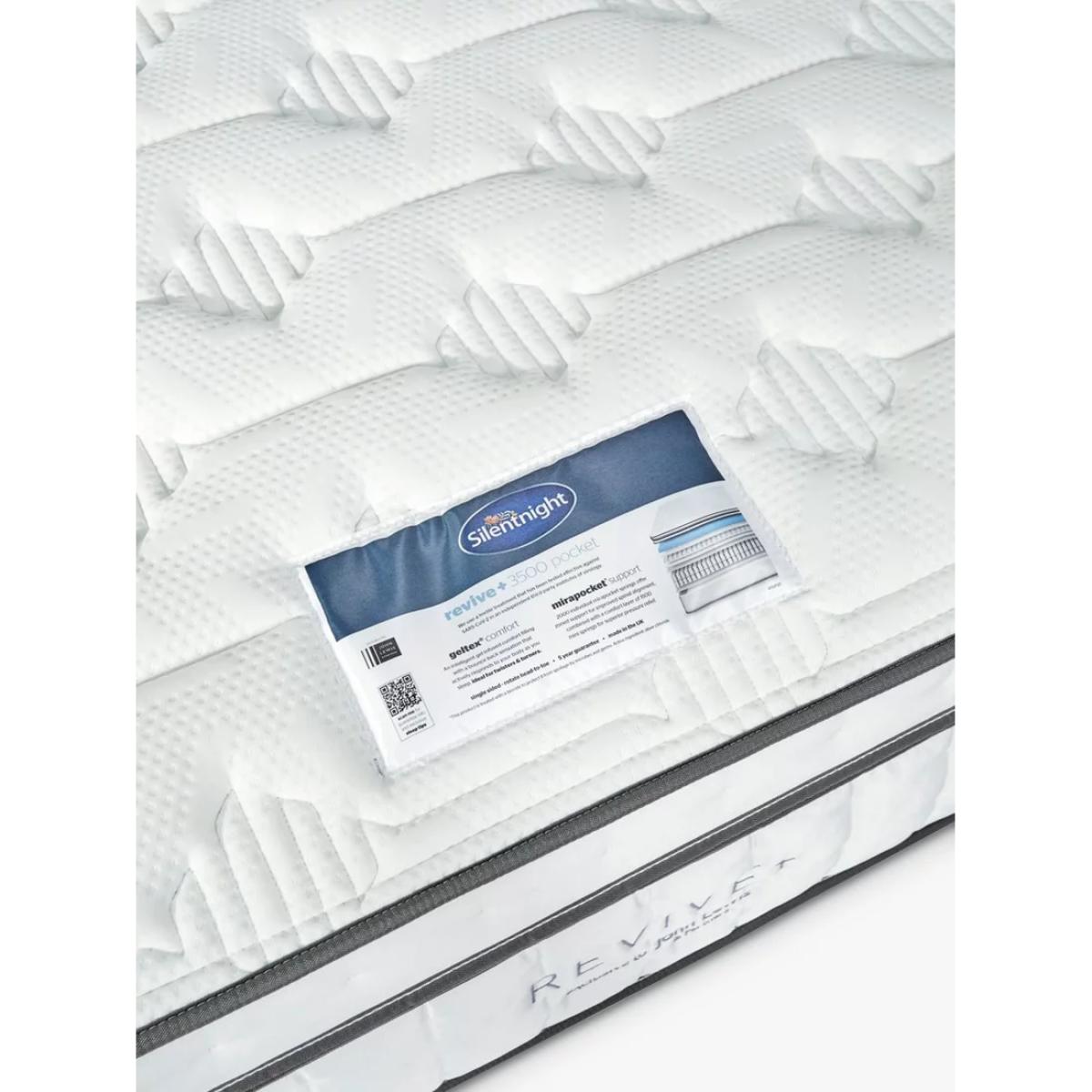 Silentnight Revive + Geltex 3500 Mirapocket Spring Mattress, Regular Tension, Double – image 6