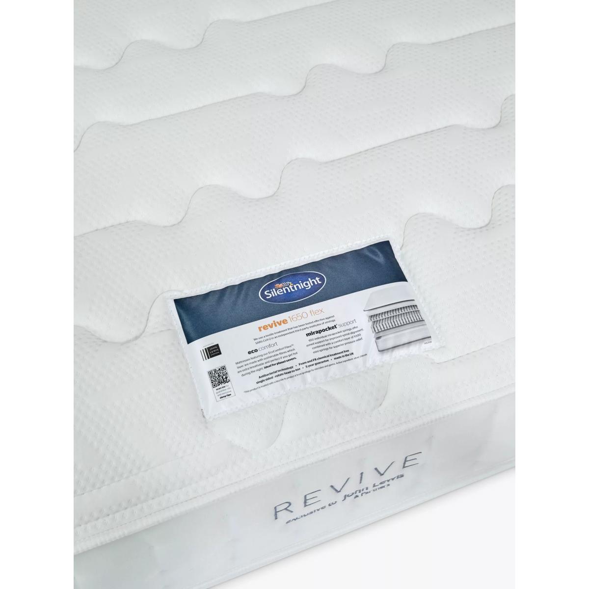 Silentnight Revive Eco Comfort Flex 1650 Spring Mattress, Medium Tension, Double – image 5