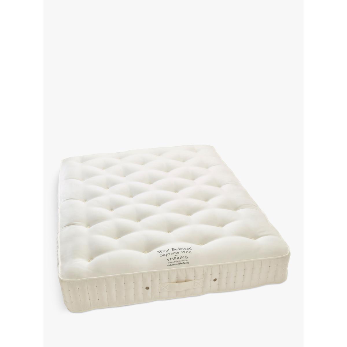 Vispring Wool Bedstead Supreme 1700 Pocket Spring Mattress, Medium Tension, Double – image 2