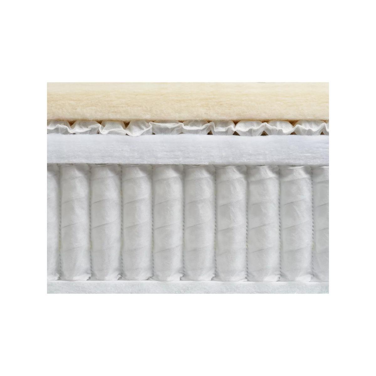 Hypnos Luxury Wool No.1 Pocket Spring Mattress, Medium/Firm Tension, Double – image 3