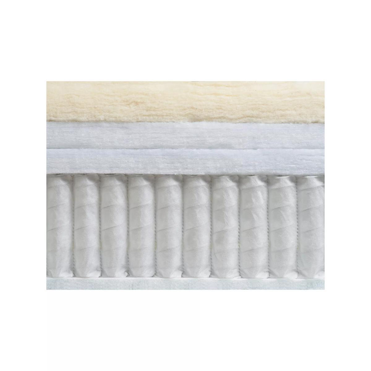 John Lewis & Partners Classic Wool Pillow Top 1400 Pocket Spring Mattress, Medium/Firm Tension, Double – image 5