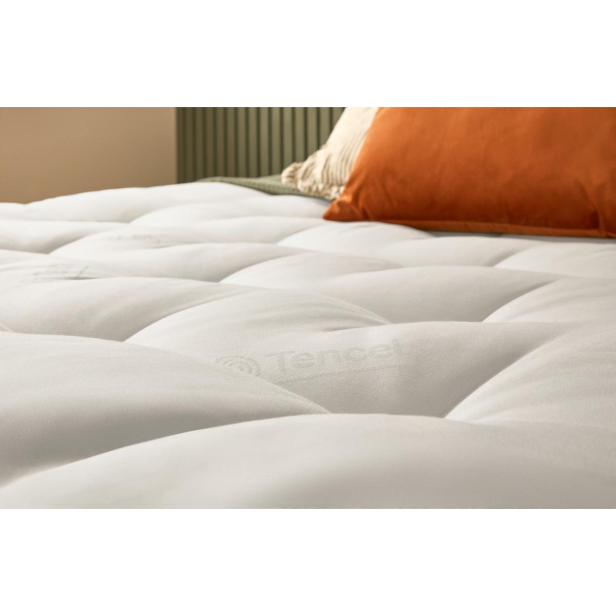 Downtown Silentnight Flora Plant Based Mattress and Slimline Divan Set - Double - 135cm - 2 Drawer - Premium Fabric, Flax – image 3