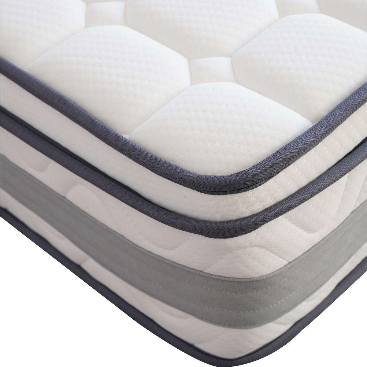Silver 2500 5 Zone Pocket Spring Mattress - White / Double – image 3