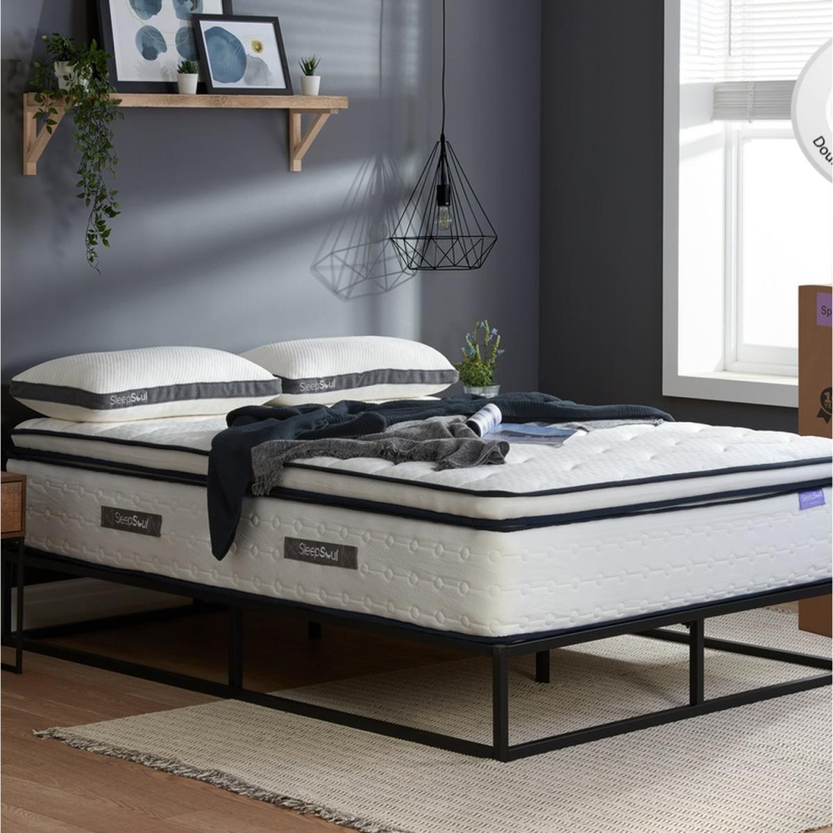 Double SleepSoul Space Mattress - White – image 2