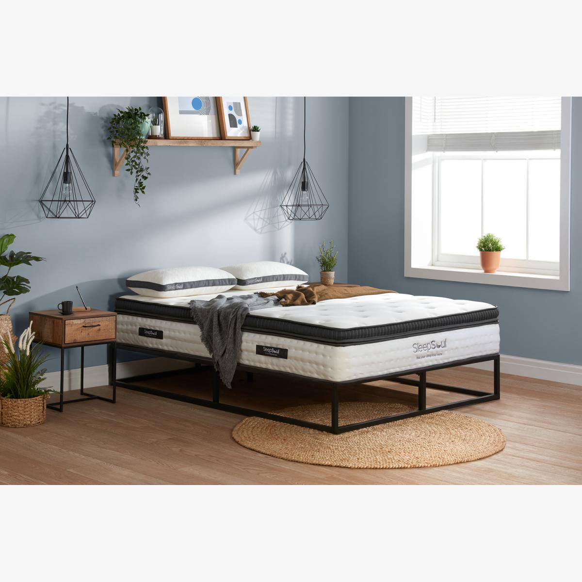 Small Double Sleepsoul Serenity Mattress - White