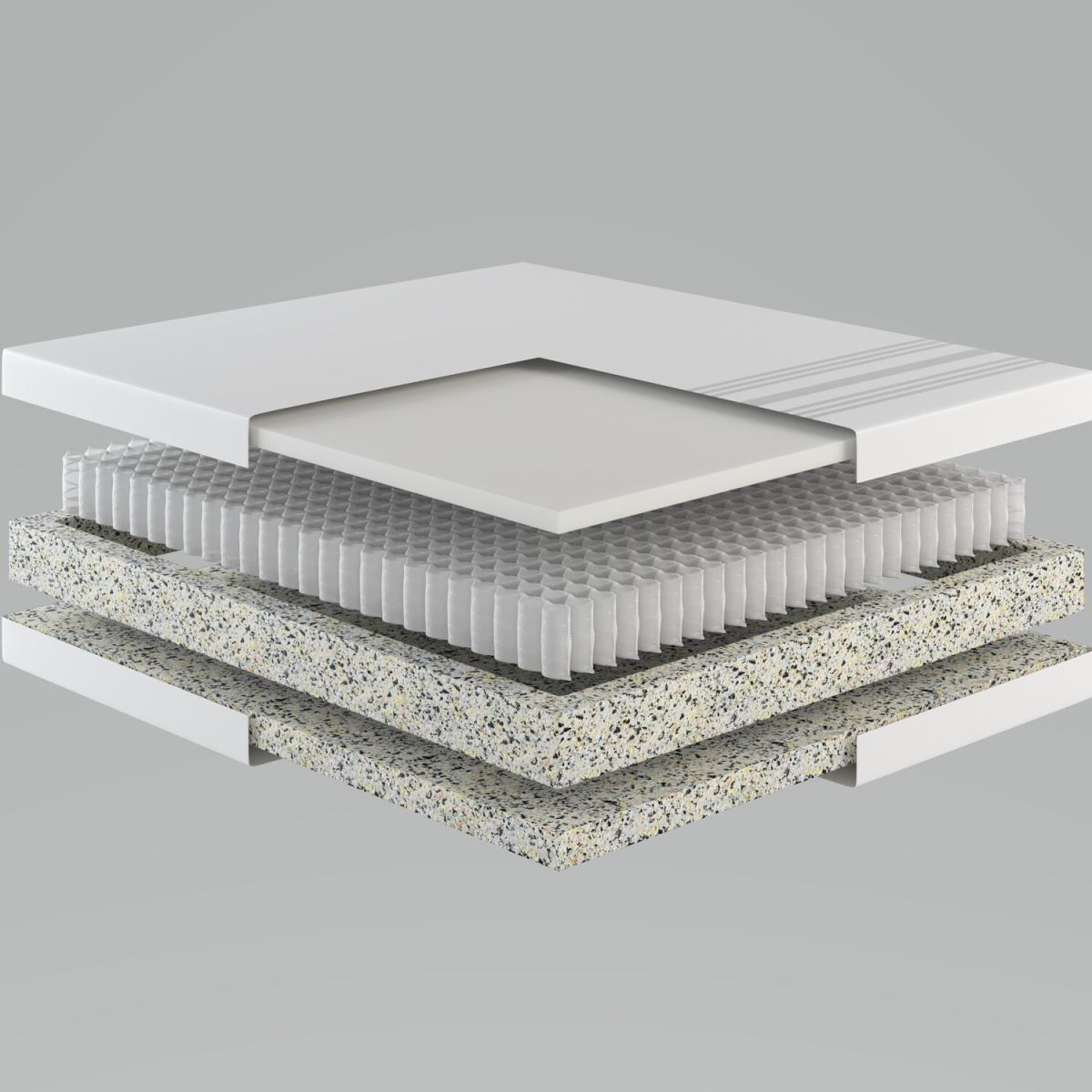 20cm Deep Eco Pocket Spring Comfort Foam Mattress - White / 30kg / Double – image 1