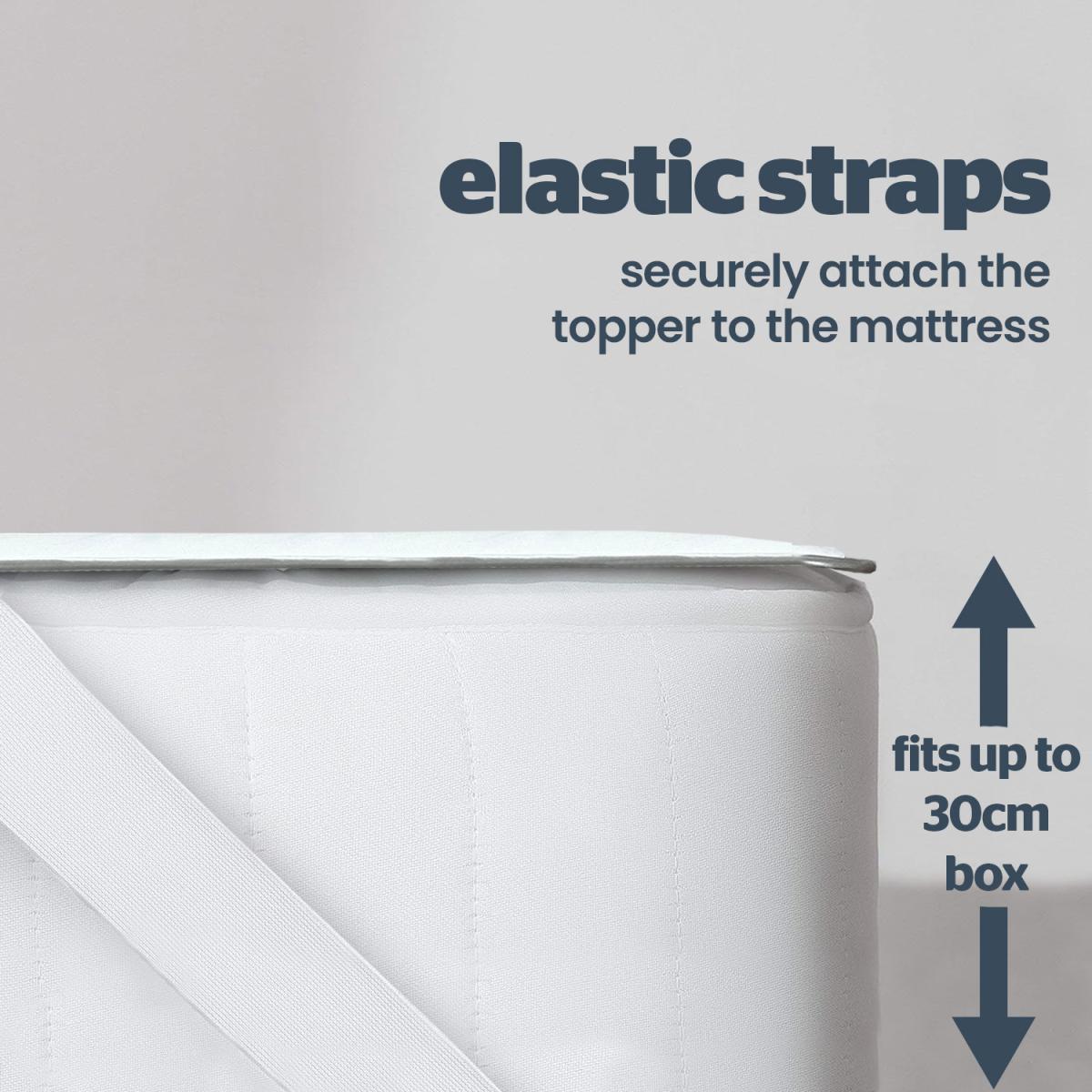 Thermal Insulated Mattress Topper - White / Double – image 4