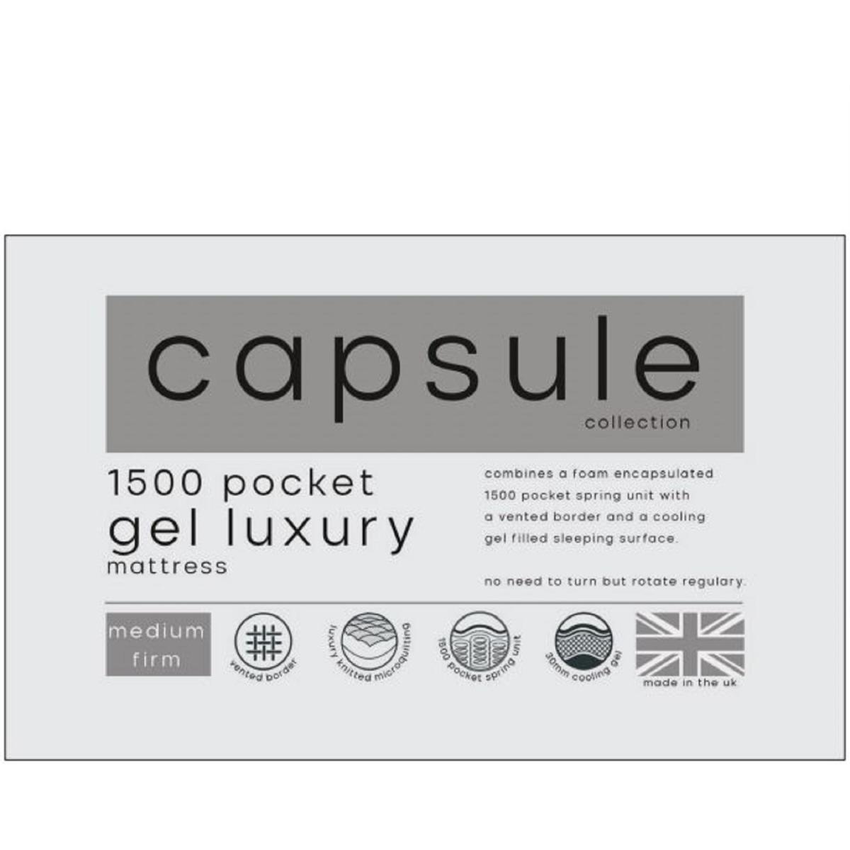 Capsule Gel Luxury Mattress - White / Double – image 3